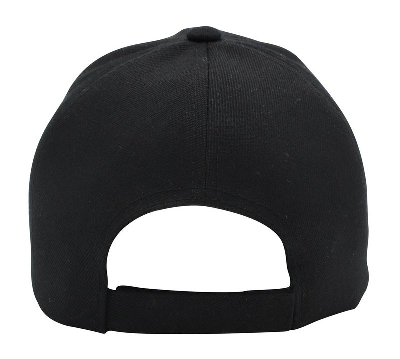 Top Level Baseball Cap Hat Men Women - Classic Adjustable Plain Blank, BLK - Image 3